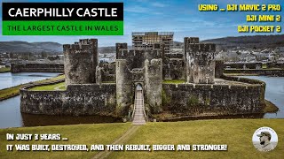 Caerphilly Castle  The Largest in Wales 2nd in Britain [upl. by Hidie]