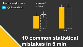 Ten Statistical Mistakes in 5 Min [upl. by Berga]