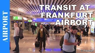 TRANSIT WALK AT FRANKFURT Airport FRA Terminal 1  Connection Flight Transfer Arriving amp Departing [upl. by Odelia860]