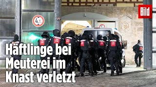 Gefängnismeuterei Polizei stürmt Knast in Thüringen  JVA Untermaßfeld [upl. by Ahmed]