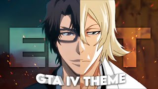 Aizen x Urahara  GTA IV Theme Edit [upl. by Yarod]